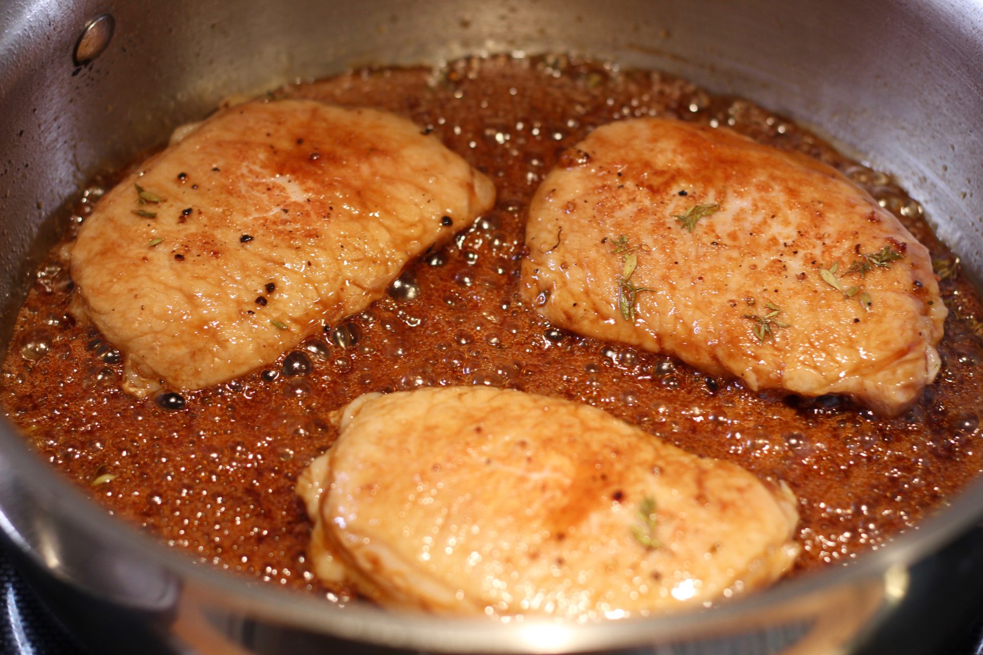 Brined Pork Chops with Apple Cider Vinegar Glaze Springhouse Turtle