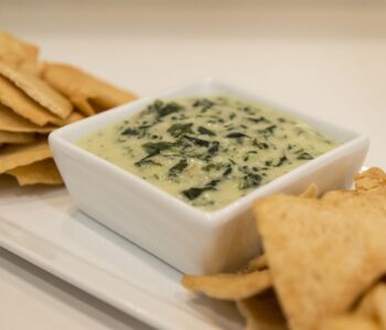 Spinach corn dip is easy to prepare and delicious