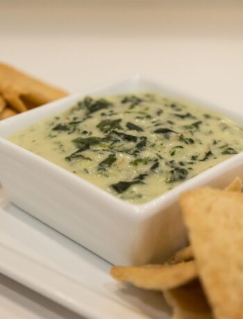 Spinach corn dip is easy to prepare and delicious
