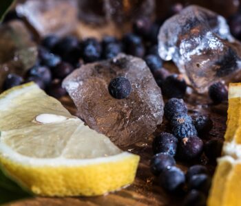 lemons and blueberries